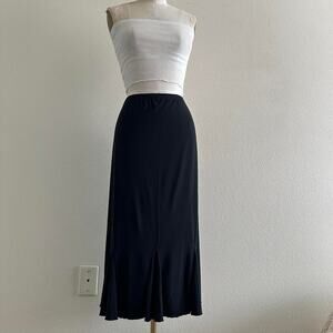 Vintage Susan Lawrence black midi skirt